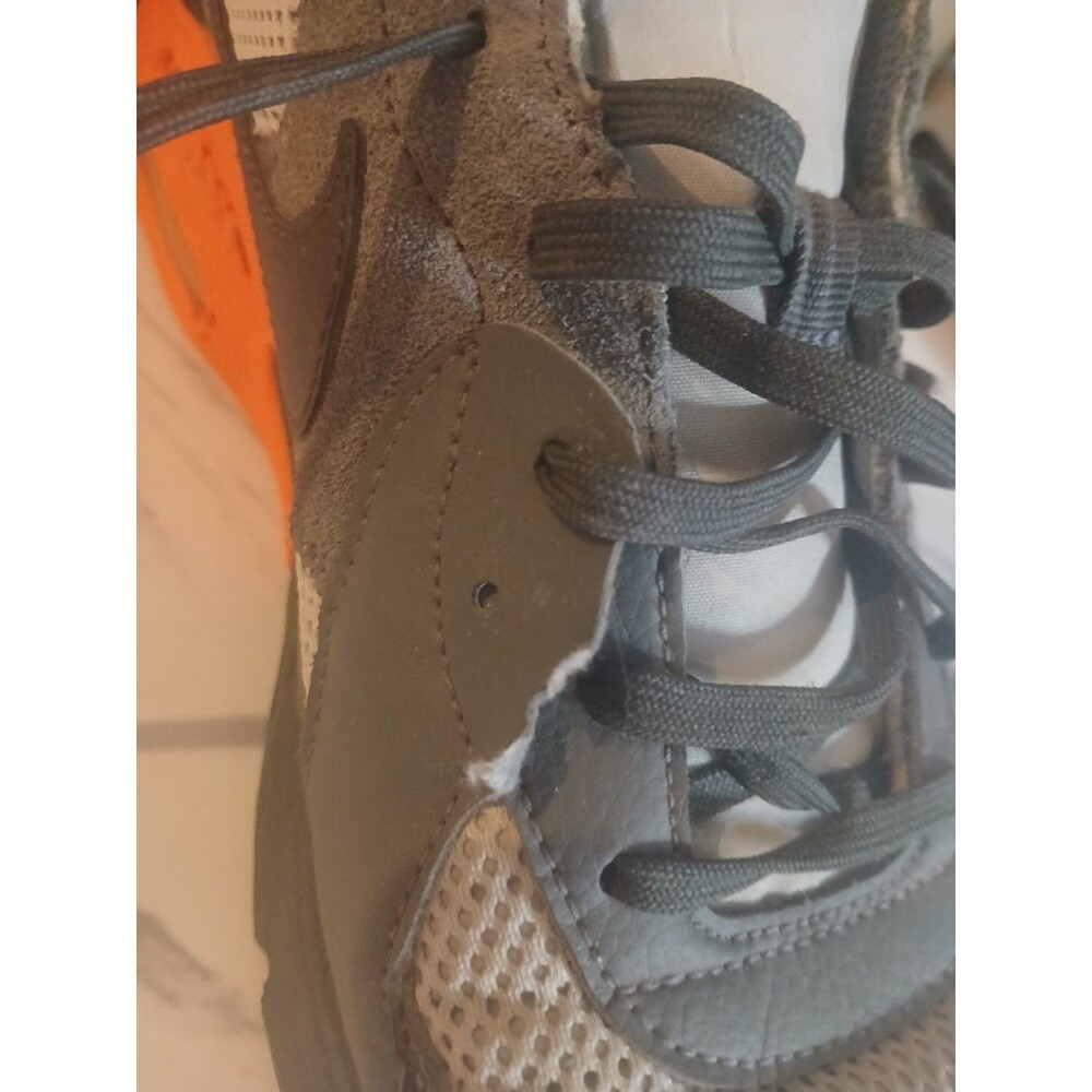 Nike Air Max Shoes Mens Sz 13 Gray Orange Sneakers Trainer Activewear - Picture 3 of 11